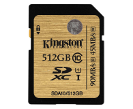 KINGSTON SDXC 512GB CLASS 10 UHS -I Ultimate Flash Card (SDA10/512GB) - 253702 - zdjęcie 1